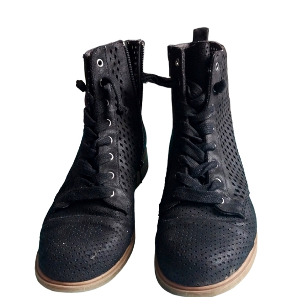 Report ankle boots cut out sz 8 in black - Picture 6 of 7